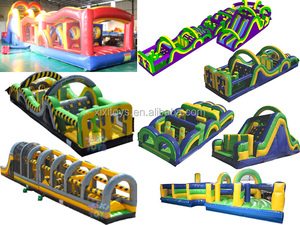 Outdoor inflatable obstacle course /Adult <strong>teambuilding</strong> interactive game inflatable obstacle playground - Product Image 6