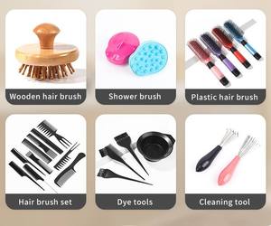 Prezzo a buon mercato colore nero spazzola per capelli spazzola per capelli per parrucchieri collo spolverino per il viso spazzola per capelli per la pulizia del barbiere - Product Image 4