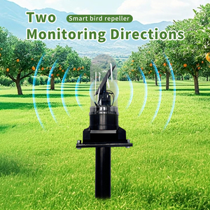 Niveau IP55 étanche et anti-poussière, dispositif de répulsion des oiseaux bidirectionnel sensible à la lumière et à haut décibel - Product Image 4