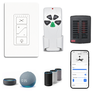 Kit di telecomando senza fili per ventilatori a soffitto JF068-mini R28 + 53T Max voltaggio 110V ,JF068-mini R28 + 53T - Product Image 1