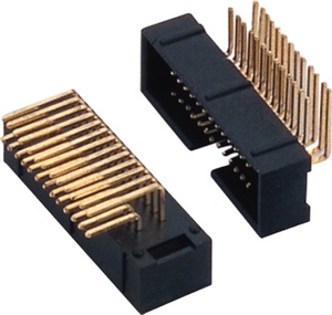 PCB Connector 2.54 mm <strong>6pin</strong> to 64pPin 2*32P RIGHT ANGLE 90degree Box <strong>Header</strong> in Connectors - Product Image 1