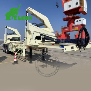 3 Axle Self <strong>Loading</strong> <strong>Container</strong> Lifting Side Loader <strong>Container</strong> 20ft 40 Truck Shipping Trailer <strong>Container</strong> Lift With Mounted Crane