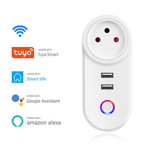 <strong>Home</strong> <strong>Automation</strong> <strong>System</strong> DIY Worldwide Standard Remote APP Control Wifi Tuya <strong>Smart</strong> Socket Outlet With 2 USB Port PST-LSPA2 - Product Image 4