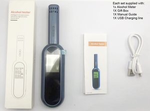 High Precision ABS Electronic Air Blowing Alcohol Tester Breath Detector for Car Usa Cable Output Breath <strong>Detection</strong> <strong>Function</strong> - Product Image 5