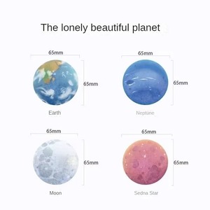 30张备忘录圆美丽的星球设计迷你月亮粘贴垫笔记学生礼品有奖笔记本 - Product Image 3