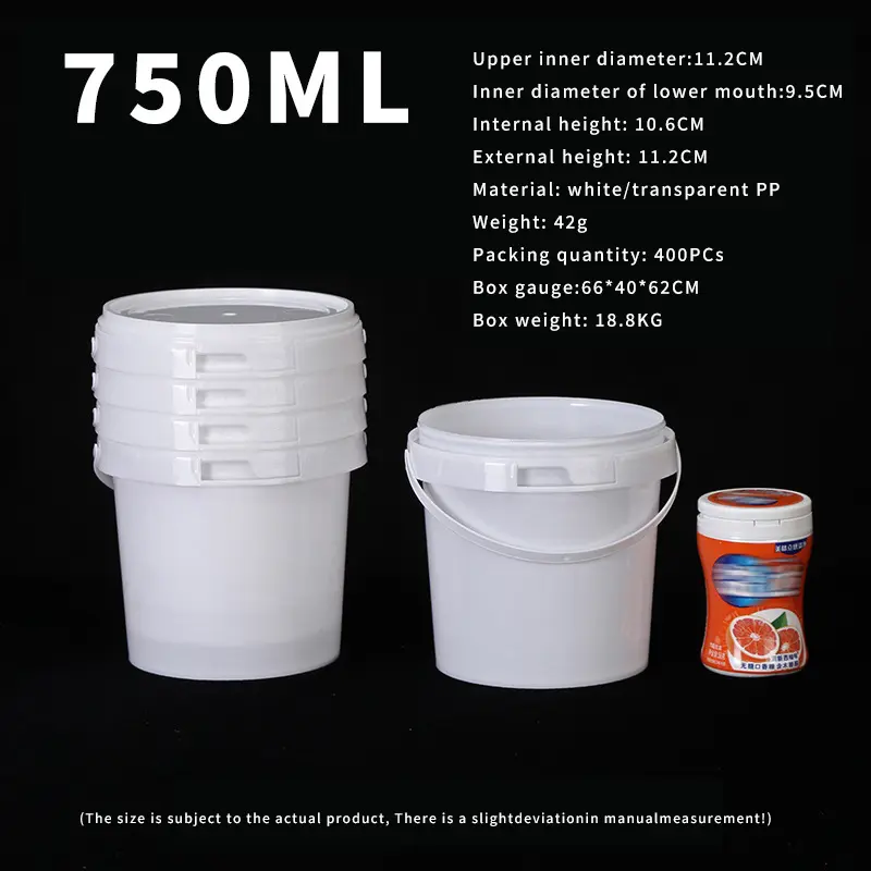 1l 2l 2l 3l 4l 5l 10l 18l 20l 5 Gallon Plastic Emmers Met Handvat En Deksel Food Grade Plastic Emmer