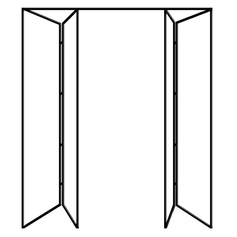 Porte coulissante discret à cadre primaire, de fenêtre intérieure coulissante, avec des rails