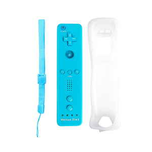 รีโมทเกม Nintendo Wii ไร้สายพร้อมเซ็นเซอร์ตรวจจับการเคลื่อนไหวในตัวและการสั่นสะเทือนมอเตอร์ควบคุมวิดีโอเกม - Product Image 1