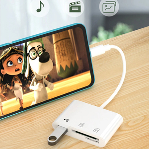 Typ C Micro USB Kartenleser Android Phone Aufladen OTG 2.0 HUB für Laptop PC Micro SD TF USB Disk Speicher karten adapter - Product Image 4