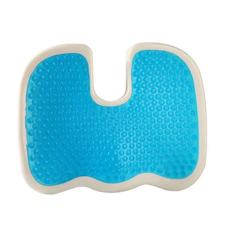 Cor natural extra uma peça orthepedic grande gel almofada ortopédica para sentar