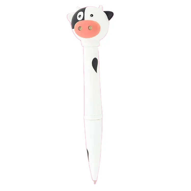 Cute LED Light Up Cow Pen With Moo Moo ~Sound Making