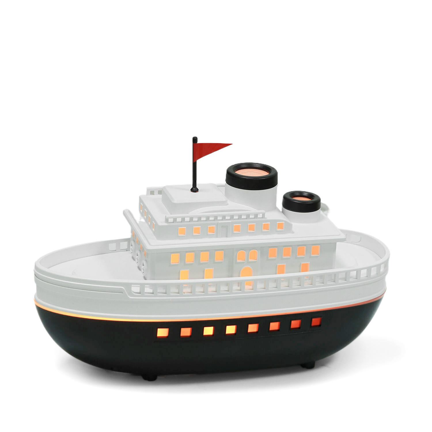 White and black seven-color lights