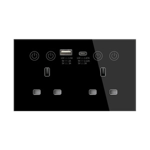 LangYeao 147mm Tuya Wifi Smart Plug Alexa Google Universal-Steckdose mit 1 USB 1 Typ C App Fernbedienung Timer-Funktion