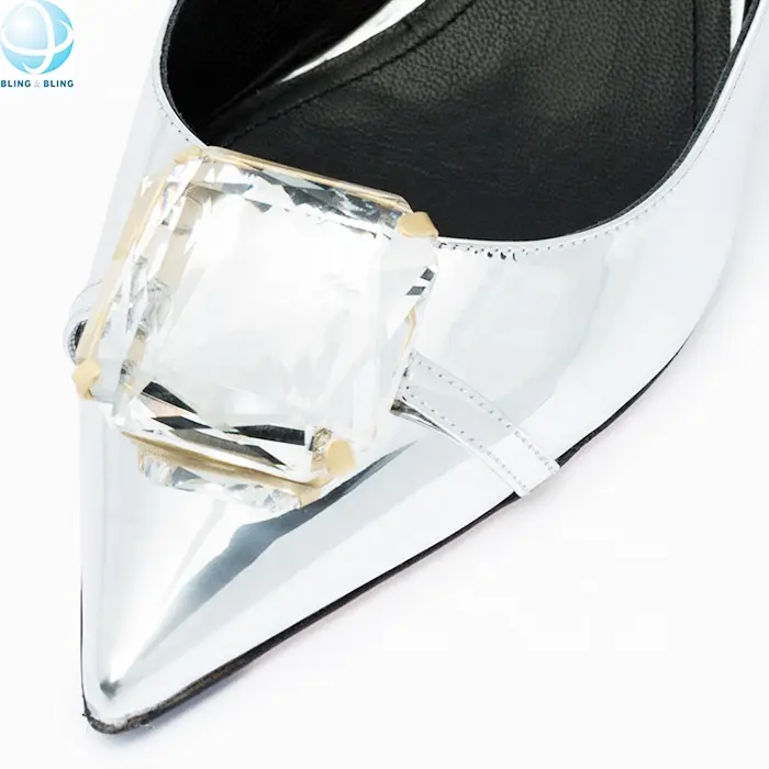 Accesorios para calzado, diamantes de imitación, cristales, 7 colores, venta al por mayor