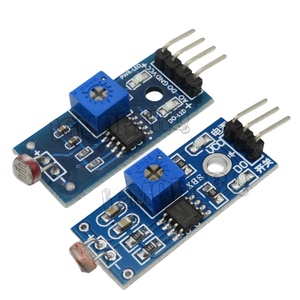 Kit de bricolaje LM393 de 3 pines y 4 pines, módulo de Sensor fotosensible de detección de luz de resistencia sensible óptica para Arduino