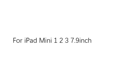 Per iPad Mini 1 2 3 7.9 pollici