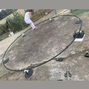 3m/4m/5コールドスパークマシンパーティースパークラーリモコンビッグサークル360度回転花火発射システムウェディングDJイベント - Product Image 2