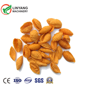 Macchina per fare Snack fritti di mais pasta fritta per fare spuntini a torsione macchina per friggere Corn trombe di Pellet linea di produzione di Snack