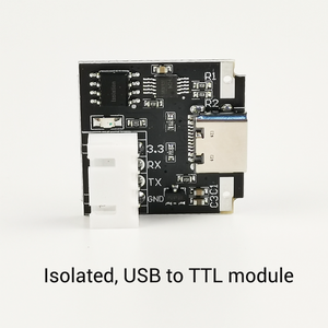 WUZHI U2T Isolated USB to TTL USB-C to Serial <strong>UART</strong> Module Download Cable Upgrade Flashing Industrial Grade - Product Image 2