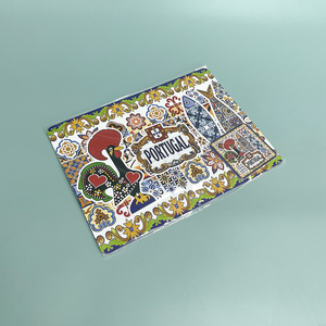 批发方形和六角形印花PP硅胶薄塑料桌垫桌椅地垫 - Product Image 1