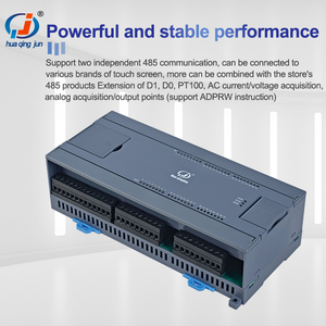 Huaqingjun 24DI 24DO Transistor Output PLC RS485 232 uscite a impulsi scaletta diagramma Modbus RTU PLC Controller per motori passo-passo - Product Image 4