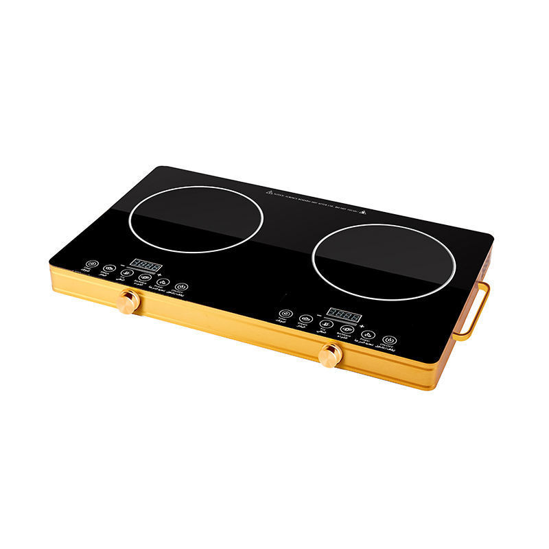 Black aluminum alloy double furnace