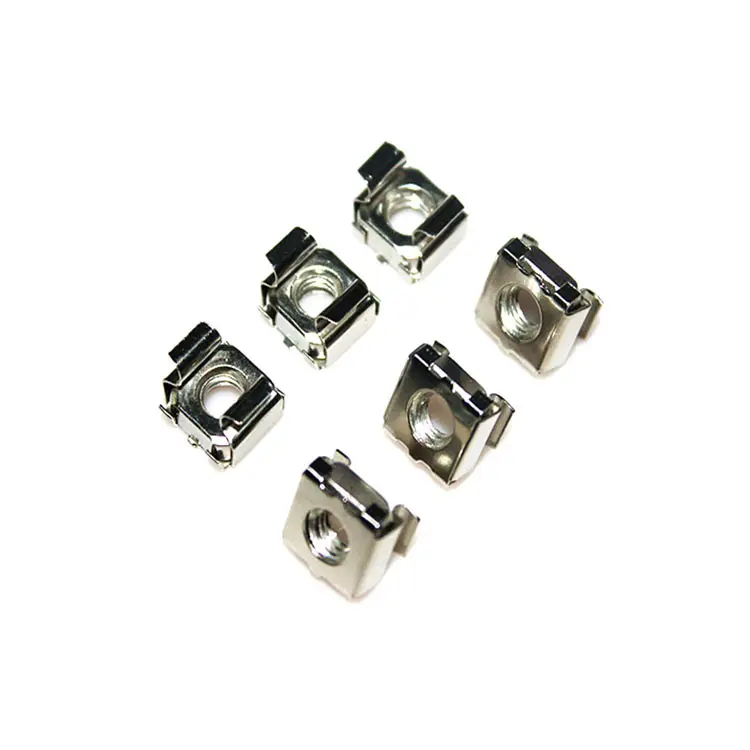 Factory Stainless Steel Square Weld Lock Spring Cage Nuts For Wood Furniture