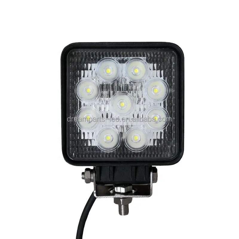 4 Inch 27W 10-100V Led Werklamp Spot/Flood Led Off-Road Licht Werklampen Voor Tractor Offroad Atv Heftruck