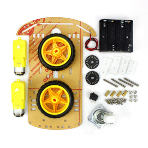Günstige 2/4WD Roboter Smart Car Chassis Kits mit Speed Encoder für Arduino 51 DIY Education STEM Roboter Smart Car Kit für Studenten