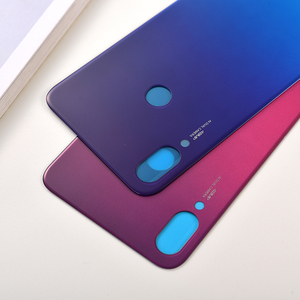 Kapı pil kapağı değiştirme arka cam orijinal Redmi için Not 7 8 9 Redmi X10 pil kapağı Not x değil 7 Lite arka kapak - Product Image 5
