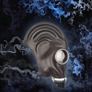 अनुकूलित पुनः प्रयोज्य परमाणु जीवित गैस मास्क 40 मिमी काली श्वास सिलिकॉन प्रतिस्थापन फ़िल्टर खाद्य ग्रेड रबर 1-परत GP-5 - Product Image 3