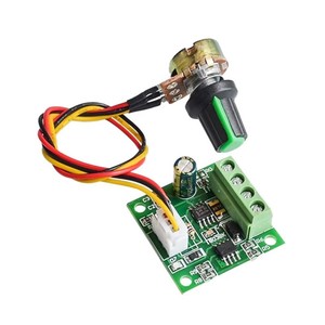 <strong>High</strong> Precision 1.8V 3V 5V 6V 9V 12V <strong>PWM</strong> DC Motor <strong>Speed</strong> <strong>Controller</strong> Fuse 2A Over Current Protection with Knob Potentiometer Switch - Product Image 1