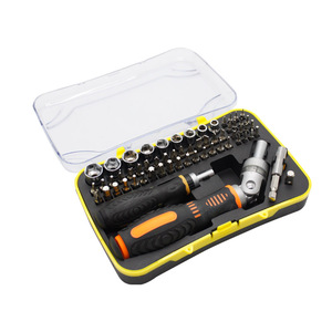 High Quality Hand Tool Kit 61pcs Hardware Home Repairing Tools <strong>Set</strong> Precision Ratchet Handle Screwdriver Bits Sockets <strong>Set</strong> - Product Image 3