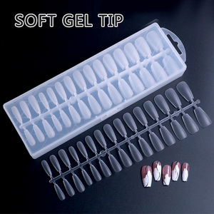 TSZS High Quality 240Pcs/Box Non-Trace Acrylic False Nail <strong>Tips</strong> Soft Gel Full Cover <strong>Thin</strong> Nail <strong>Tips</strong> Press on Nails Extension - Product Image 3
