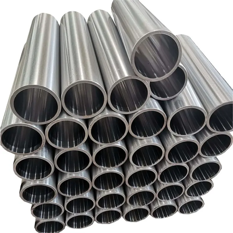 CK45 E355 ST52 H8 tolerance cold drawn seamless steel honed tube for hydraulic cylinder