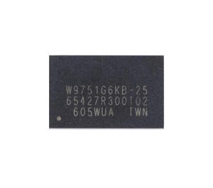 Puce de mémoire <span class=keywords><strong>RAM</strong></span> originale authentique Patch W9751G6KB-25 WBGA-84 512 Mbit - Product Image 2