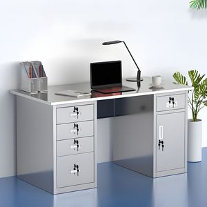 Escritorio de oficina desmontable con función de almacenamiento múltiple Escritorio de mesa de acero de oficina y mejor rentable - Product Image 3