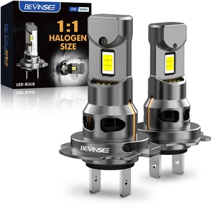 BEVINSEE 2x70W H7 LEDヘッドライト電球6000K Z26車用ヘッドライトLED H7電球キャンバスエラー無料CSP 3570 LEDチップモーターフォグライト - Product Image 1