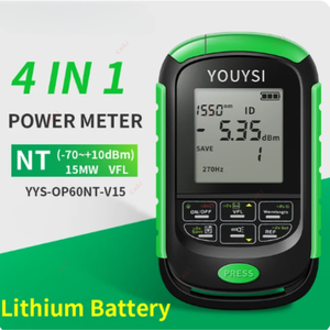Medidor de potencia de fibra óptica YOUYSI 4 en 1, superventas para redes FTTH POE 4G/3G/GSM, conector TCP/GPRS/SDK SC, uso de 20km - Product Image 2