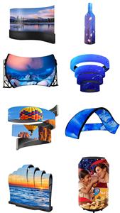 Trong nhà siêu mỏng linh hoạt <span class=keywords><strong>LED</strong></span> MODULE p2.5 cong xi lanh cột với hình ảnh động văn bản đồ họa Chức năng hiển thị SDK - Product Image 3