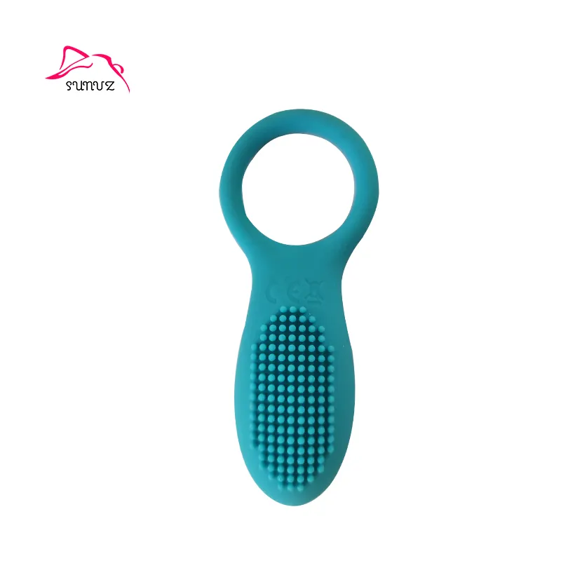 Anello di ingrandimento del pene di vibrazione Sexy dell'eiaculazione ritardata del Silicone elettrico di nuovo arrivo per gli uomini