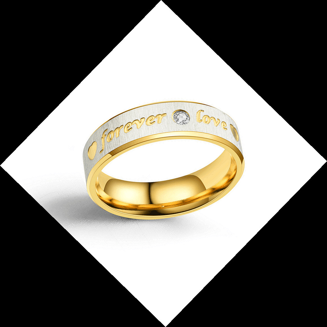 Gold 4 mm for lady