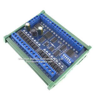 DC 12V 24V 16 <strong>Input</strong> 16 <strong>Output</strong> <strong>RS485</strong> Remote Control Switch PLC IO Expansion Board 03 06 16 Modbus RTU Module N4D3E16 - Product Image 1
