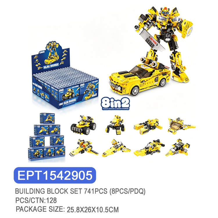 EPT1542905 Building Block Set 741PCS (8PCS/PDQ)