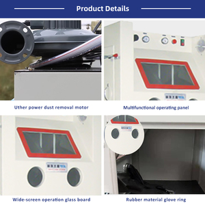 Islak kumlama makinesi tozsuz manuel ıslak kum kumlama kabini su buharı kumlama makinesi - Product Image 4