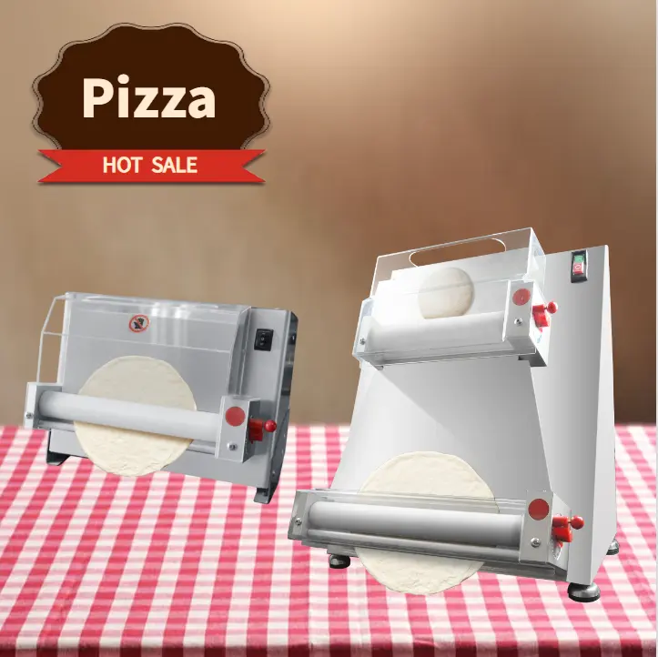 Automatico elettrico piccolo portatile da tavolo mini pieghevole per pizza sfogliatrice rolling roller machine table top per uso domestico