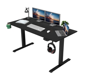 工厂现代简易电脑桌电脑站立式工作站游戏电脑桌带抽屉 - Product Image 1