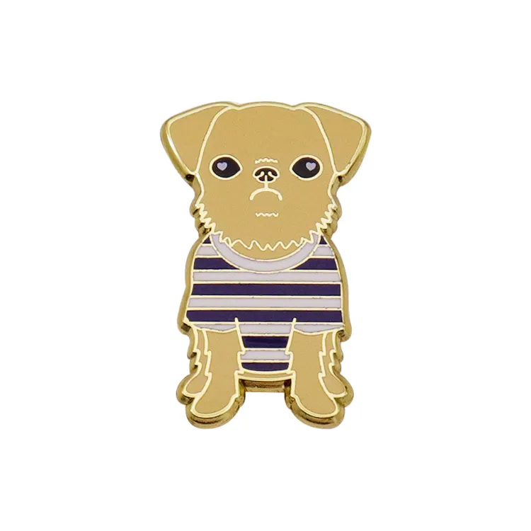 מוצרים זולים כלב מתכת לוגו אמייל סיכת חיה סדרה brooch מותאם אישית חמוד קריקטורה תבנית