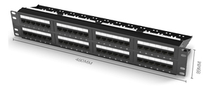 Precio de fábrica cat7 cat8 cable de red Keystone Patch panel 24 puertos Cat6 48 puertos Cat6 Patch panel - Product Image 2
