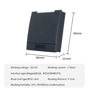Proximity IP68 Wasserdichter NFC IC 13,56 MHz Karte Kontaktloser Smart RFID Wiegand26/34 Zugangs kontroll kartenleser